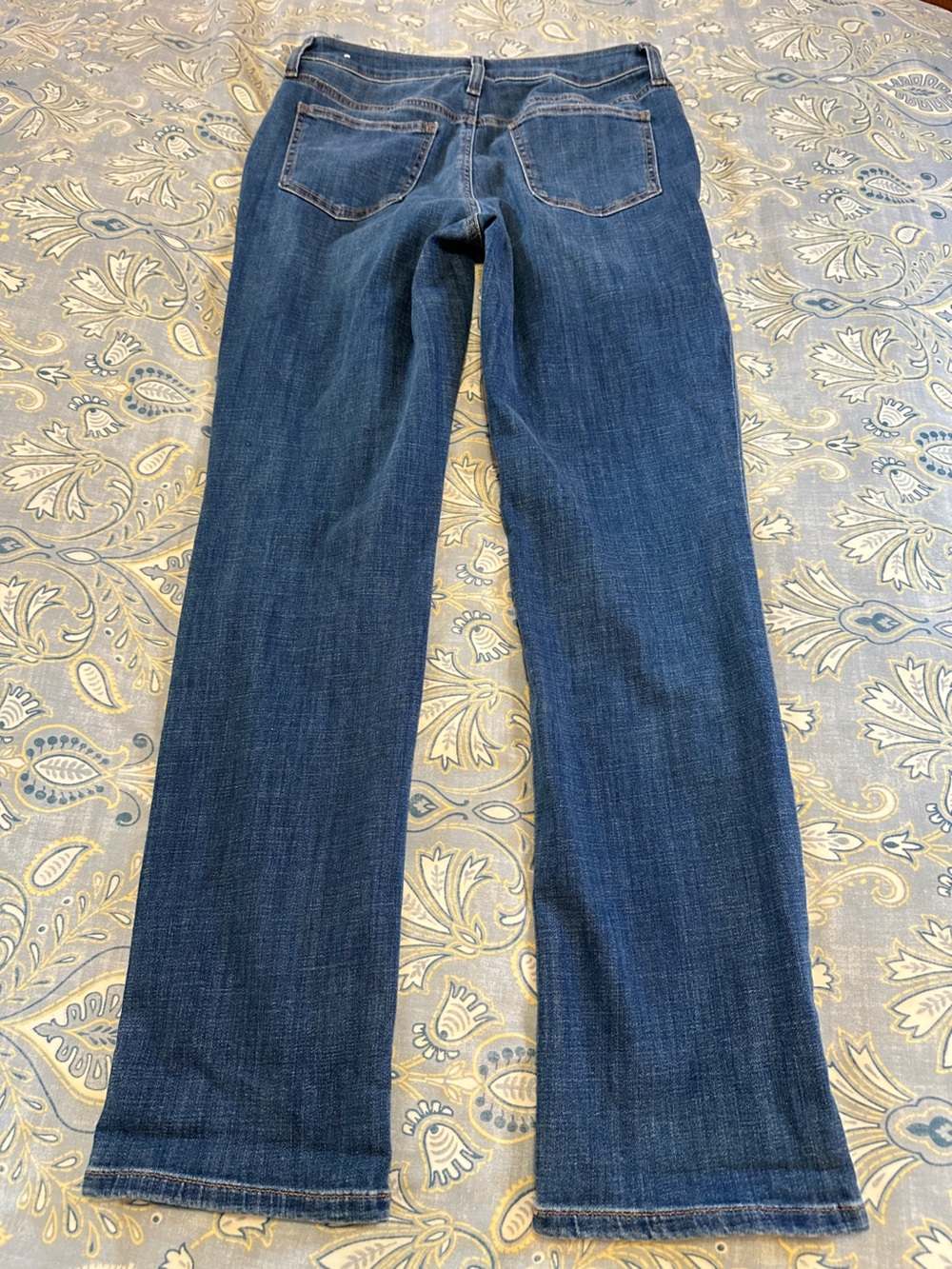 Chico's Women's Dark Indigo Straight-Leg Jeans